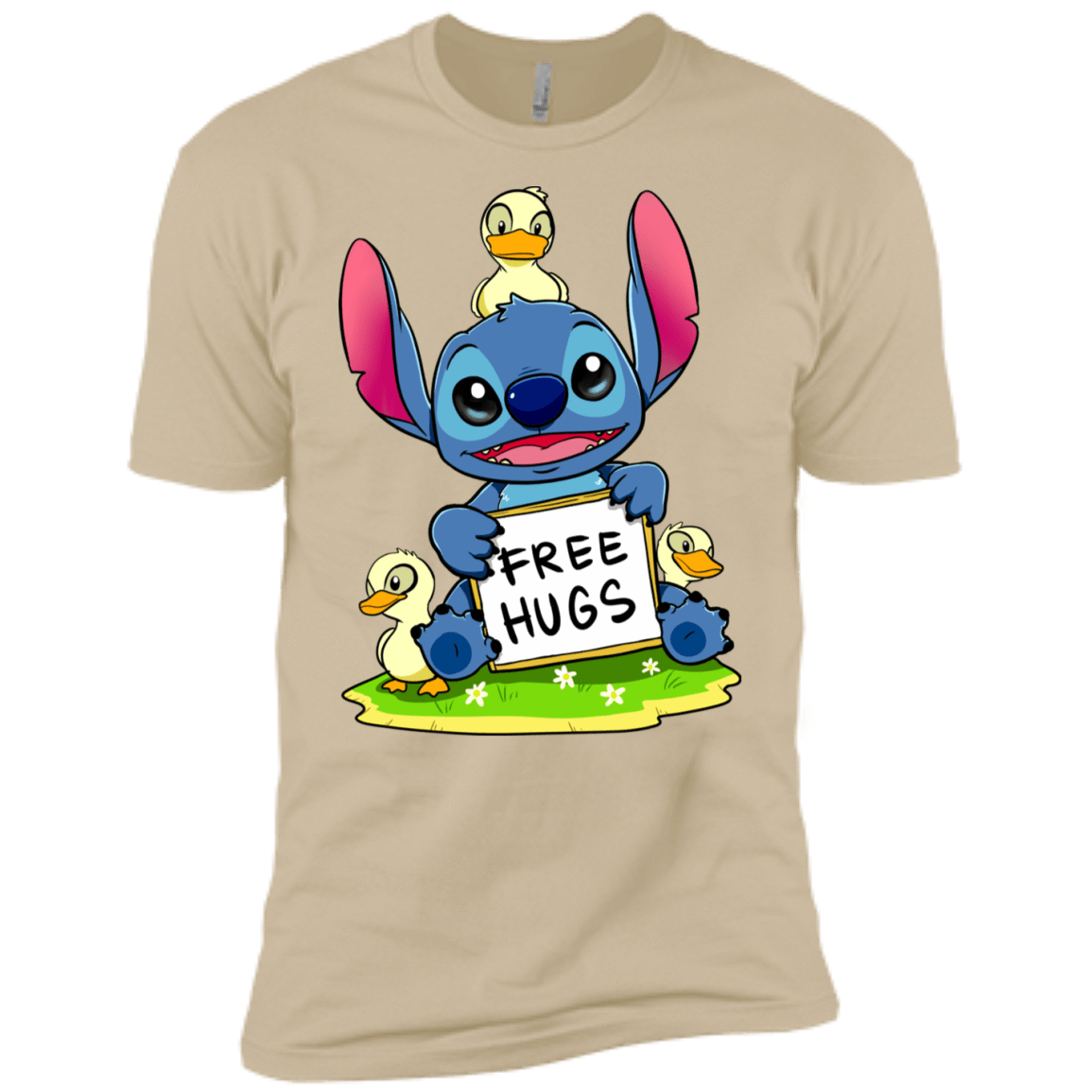 T-Shirts Sand / X-Small Stitch Hug Men's Premium T-Shirt