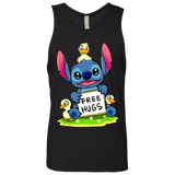 T-Shirts Black / S Stitch Hug Men's Premium Tank Top