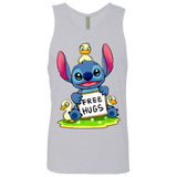 T-Shirts Heather Grey / S Stitch Hug Men's Premium Tank Top