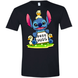 T-Shirts Black / X-Small Stitch Hug Men's Semi-Fitted Softstyle