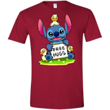 T-Shirts Cardinal Red / S Stitch Hug Men's Semi-Fitted Softstyle