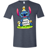 T-Shirts Heather Navy / S Stitch Hug Men's Semi-Fitted Softstyle