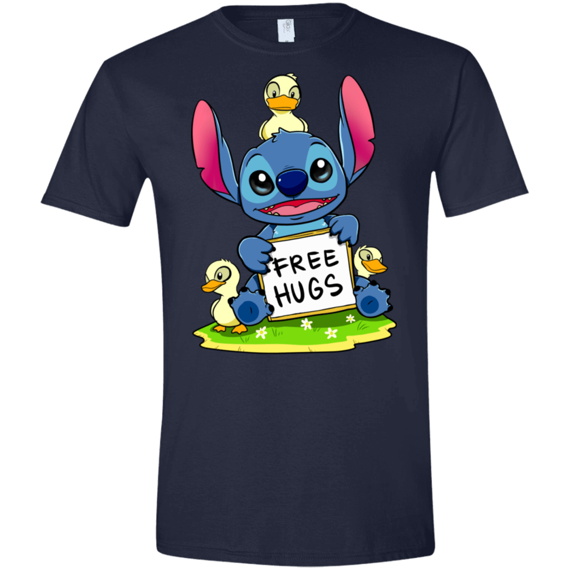 T-Shirts Navy / X-Small Stitch Hug Men's Semi-Fitted Softstyle