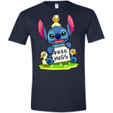 T-Shirts Navy / X-Small Stitch Hug Men's Semi-Fitted Softstyle