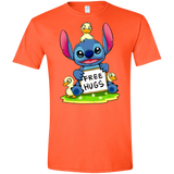 T-Shirts Orange / S Stitch Hug Men's Semi-Fitted Softstyle
