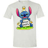 T-Shirts White / X-Small Stitch Hug Men's Semi-Fitted Softstyle