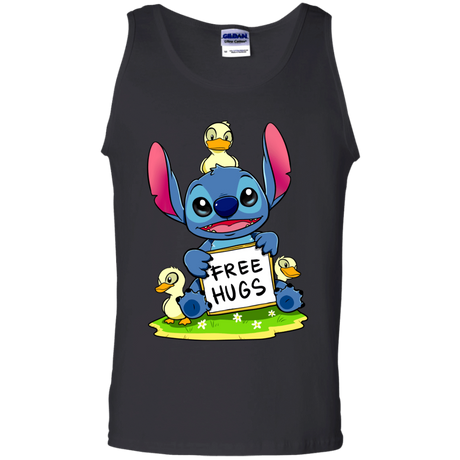 T-Shirts Black / S Stitch Hug Men's Tank Top