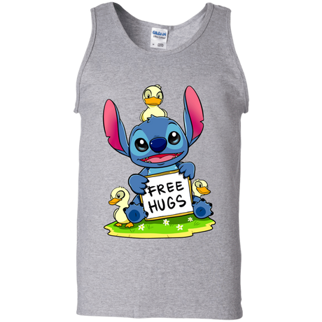 T-Shirts Sport Grey / S Stitch Hug Men's Tank Top