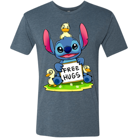 T-Shirts Indigo / S Stitch Hug Men's Triblend T-Shirt
