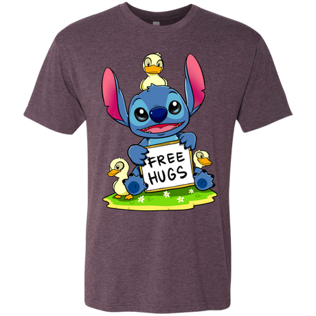 T-Shirts Vintage Purple / S Stitch Hug Men's Triblend T-Shirt