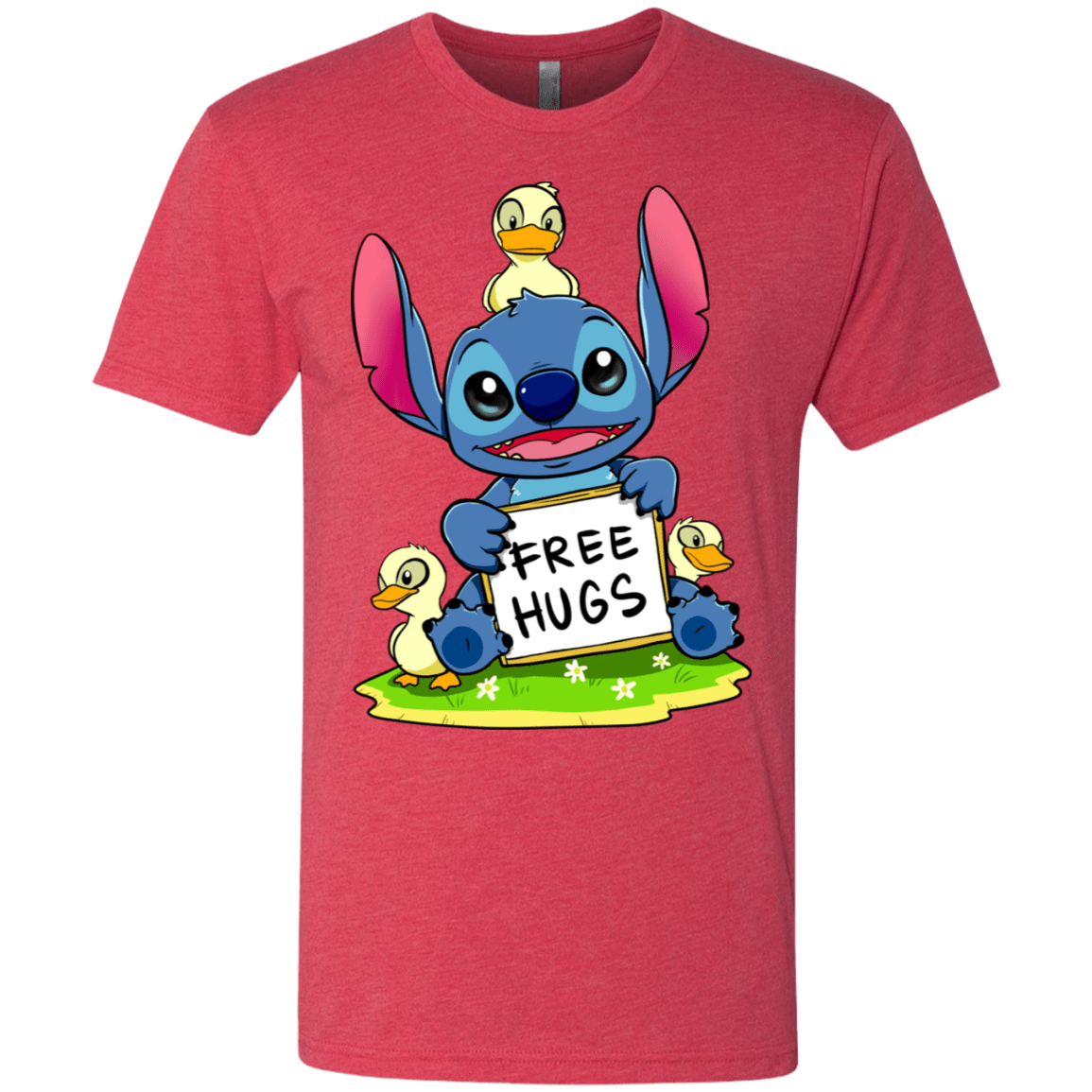 T-Shirts Vintage Red / S Stitch Hug Men's Triblend T-Shirt