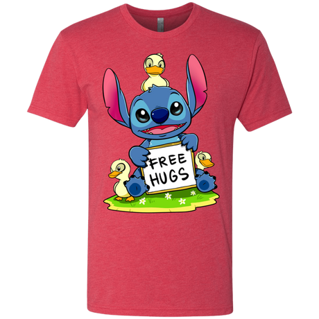 T-Shirts Vintage Red / S Stitch Hug Men's Triblend T-Shirt