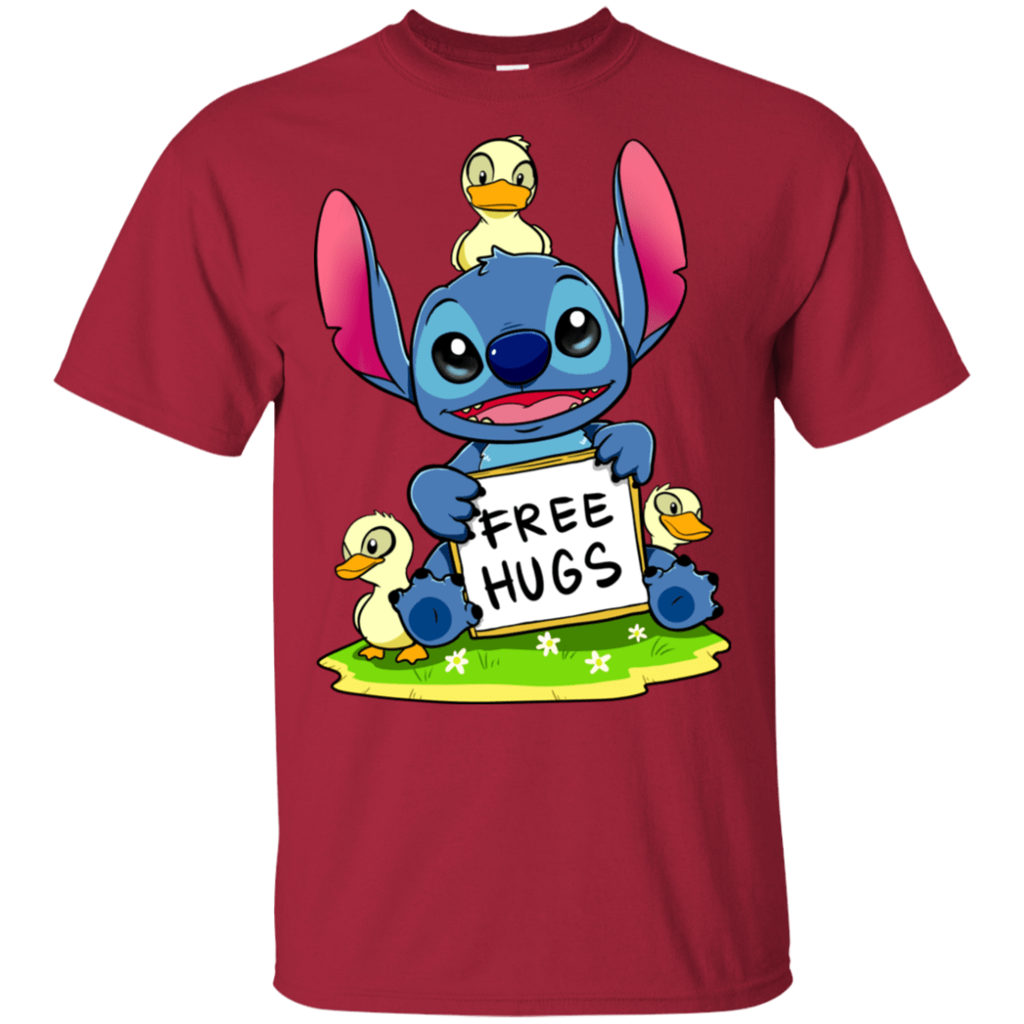 T-Shirts Cardinal / S Stitch Hug T-Shirt