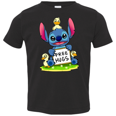T-Shirts Black / 2T Stitch Hug Toddler Premium T-Shirt
