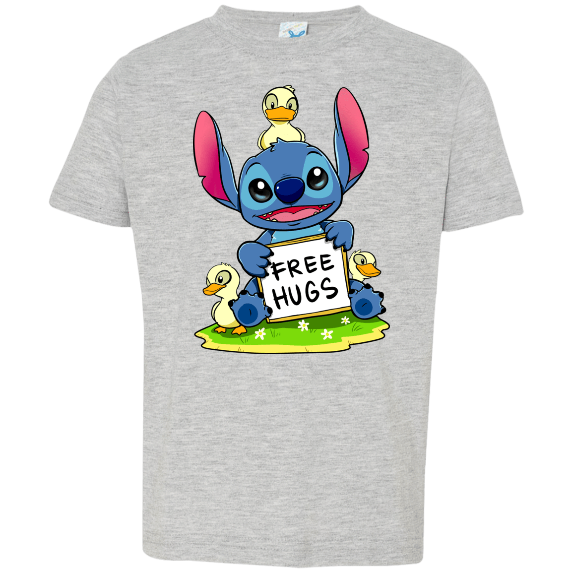 T-Shirts Heather Grey / 2T Stitch Hug Toddler Premium T-Shirt