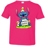 T-Shirts Hot Pink / 2T Stitch Hug Toddler Premium T-Shirt