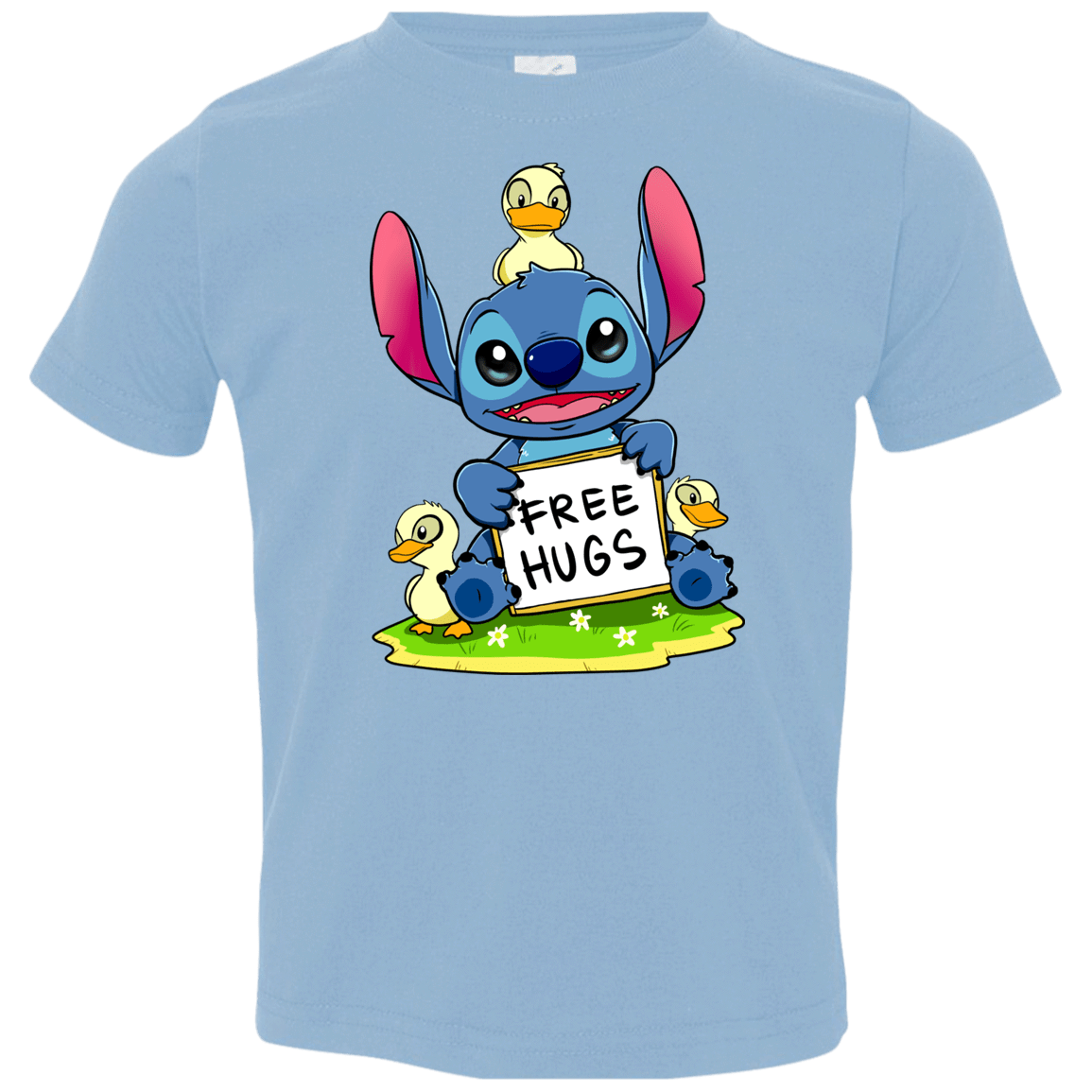 T-Shirts Light Blue / 2T Stitch Hug Toddler Premium T-Shirt