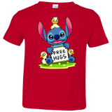 T-Shirts Red / 2T Stitch Hug Toddler Premium T-Shirt