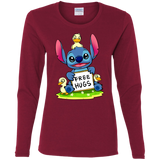 T-Shirts Cardinal / S Stitch Hug Women's Long Sleeve T-Shirt