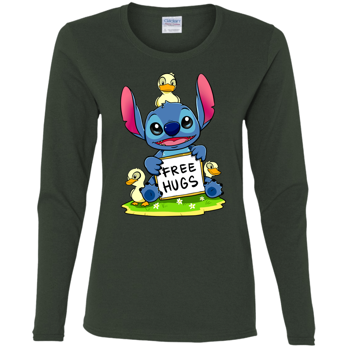 T-Shirts Forest / S Stitch Hug Women's Long Sleeve T-Shirt