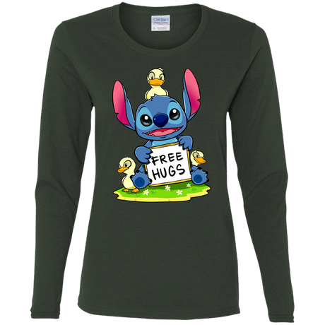 T-Shirts Forest / S Stitch Hug Women's Long Sleeve T-Shirt