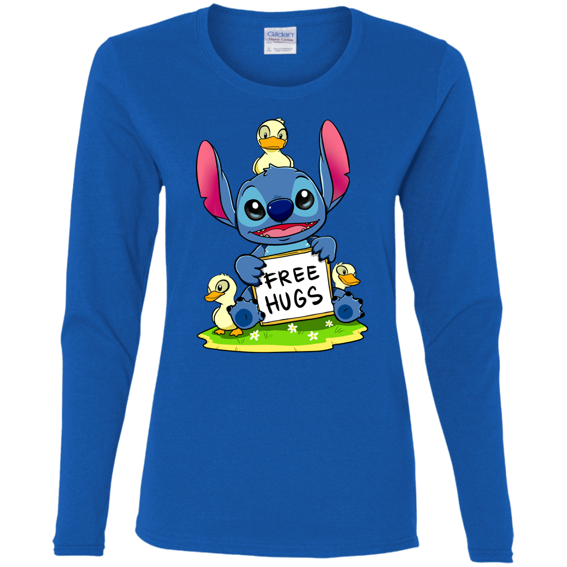 T-Shirts Royal / S Stitch Hug Women's Long Sleeve T-Shirt