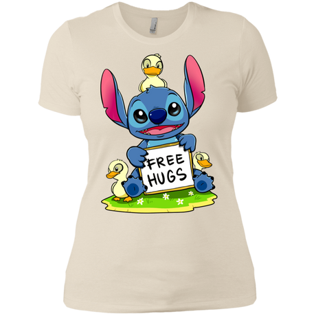 T-Shirts Ivory/ / X-Small Stitch Hug Women's Premium T-Shirt