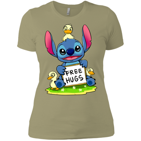 T-Shirts Light Olive / X-Small Stitch Hug Women's Premium T-Shirt