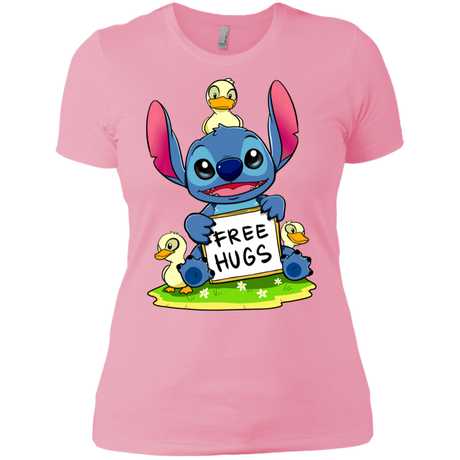 T-Shirts Light Pink / X-Small Stitch Hug Women's Premium T-Shirt