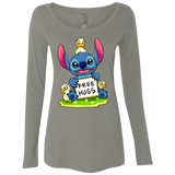 T-Shirts Venetian Grey / S Stitch Hug Women's Triblend Long Sleeve Shirt