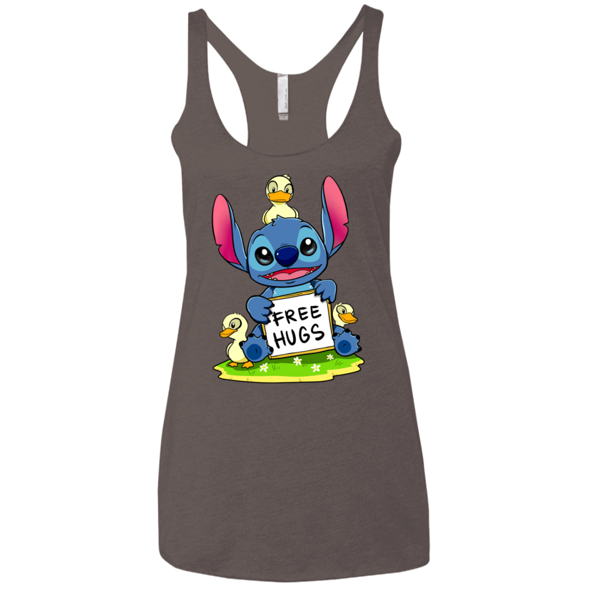 T-Shirts Macchiato / X-Small Stitch Hug Women's Triblend Racerback Tank