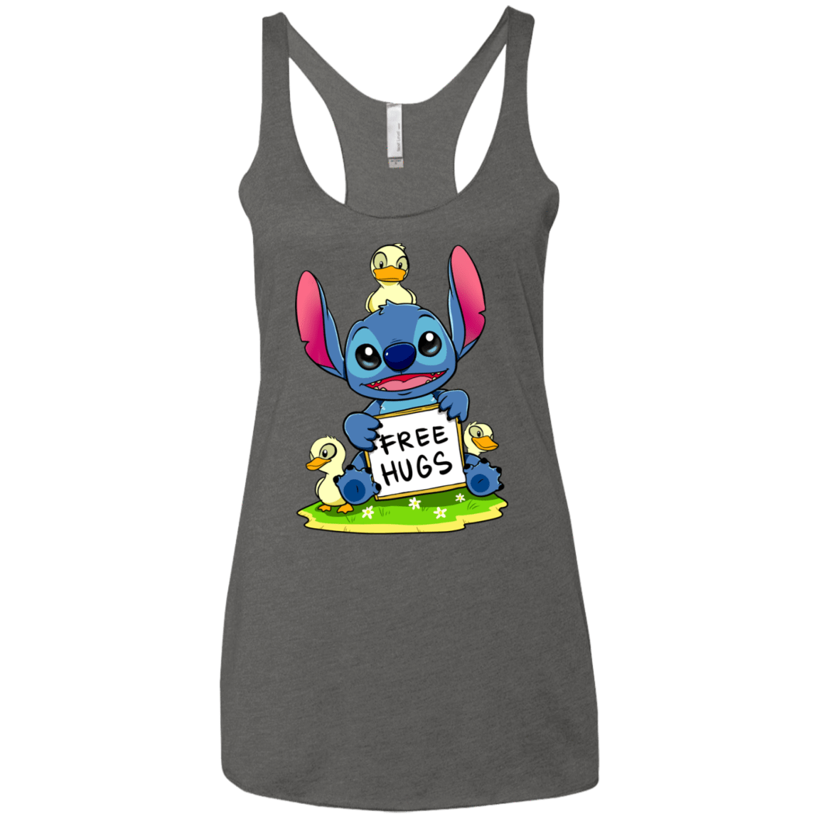 T-Shirts Premium Heather / X-Small Stitch Hug Women's Triblend Racerback Tank