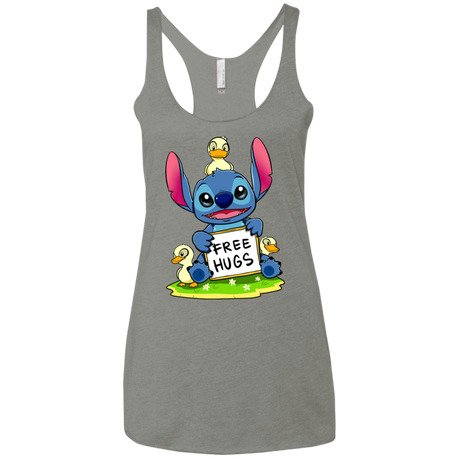 T-Shirts Venetian Grey / X-Small Stitch Hug Women's Triblend Racerback Tank