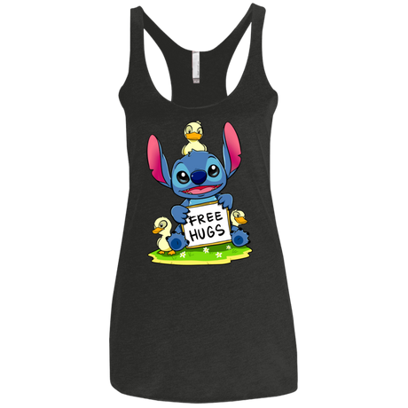 T-Shirts Vintage Black / X-Small Stitch Hug Women's Triblend Racerback Tank