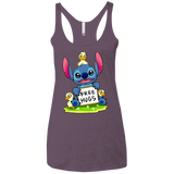 T-Shirts Vintage Purple / X-Small Stitch Hug Women's Triblend Racerback Tank