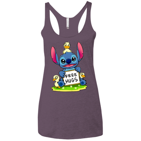T-Shirts Vintage Purple / X-Small Stitch Hug Women's Triblend Racerback Tank