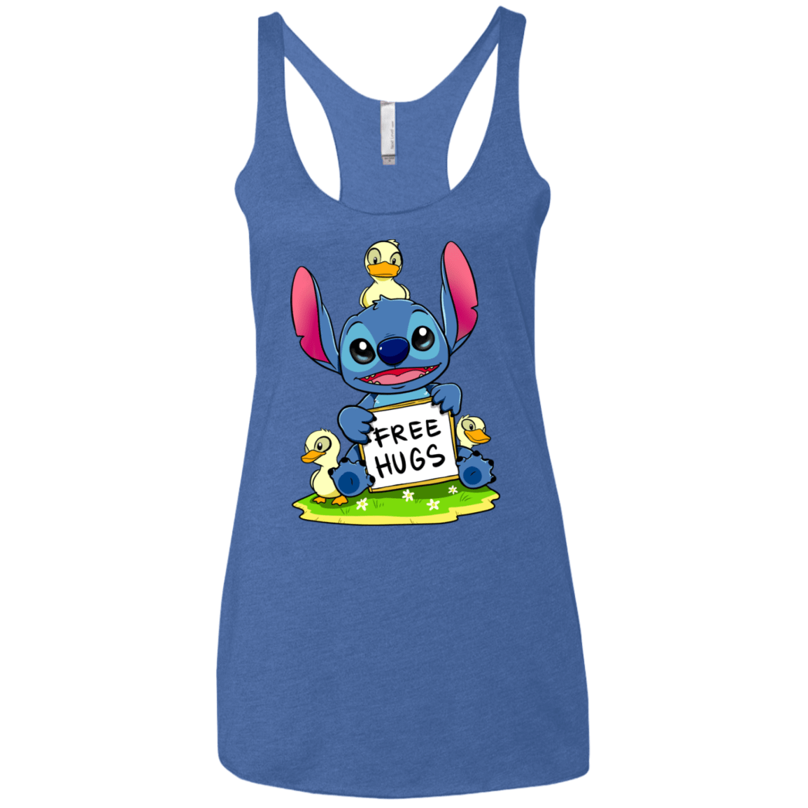 T-Shirts Vintage Royal / X-Small Stitch Hug Women's Triblend Racerback Tank