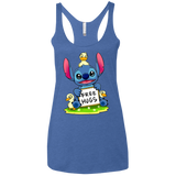T-Shirts Vintage Royal / X-Small Stitch Hug Women's Triblend Racerback Tank