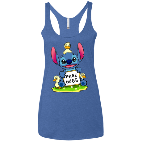 T-Shirts Vintage Royal / X-Small Stitch Hug Women's Triblend Racerback Tank