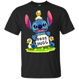 T-Shirts Black / YXS Stitch Hug Youth T-Shirt