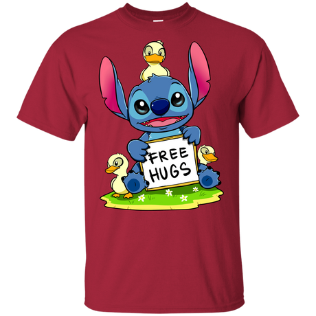 T-Shirts Cardinal / YXS Stitch Hug Youth T-Shirt