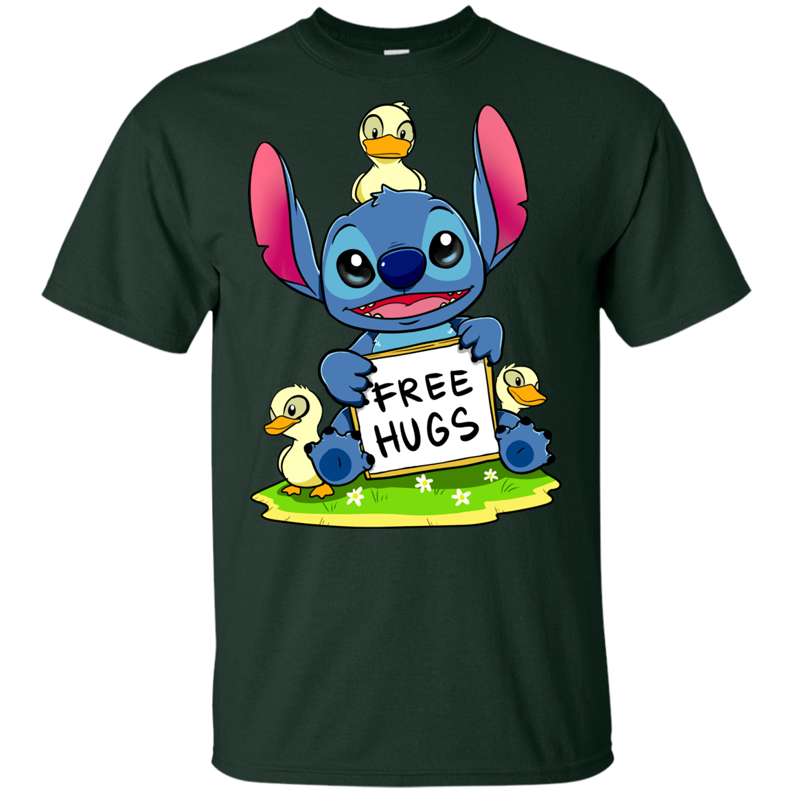 T-Shirts Forest / YXS Stitch Hug Youth T-Shirt
