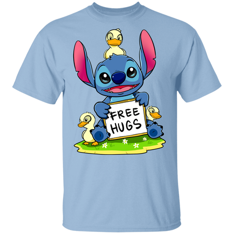 T-Shirts Light Blue / YXS Stitch Hug Youth T-Shirt