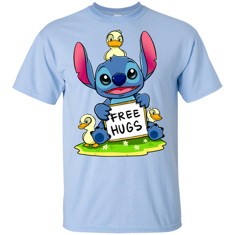 T-Shirts Light Blue / YXS Stitch Hug Youth T-Shirt
