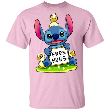 T-Shirts Light Pink / YXS Stitch Hug Youth T-Shirt