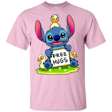 T-Shirts Light Pink / YXS Stitch Hug Youth T-Shirt