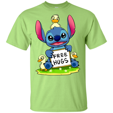 T-Shirts Mint Green / YXS Stitch Hug Youth T-Shirt