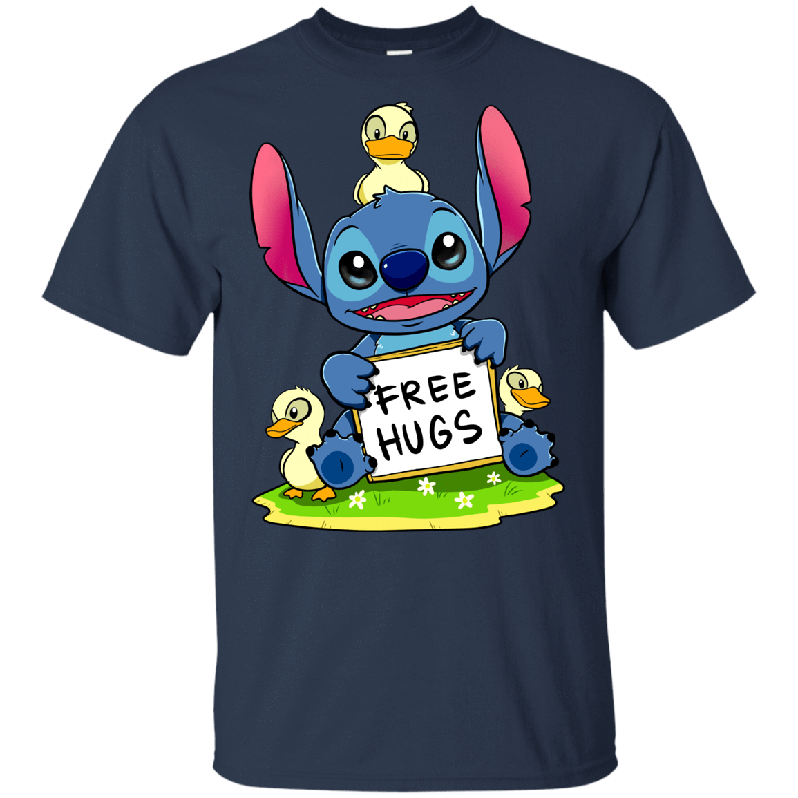 T-Shirts Navy / YXS Stitch Hug Youth T-Shirt