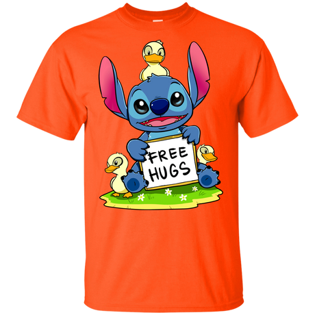 T-Shirts Orange / YXS Stitch Hug Youth T-Shirt