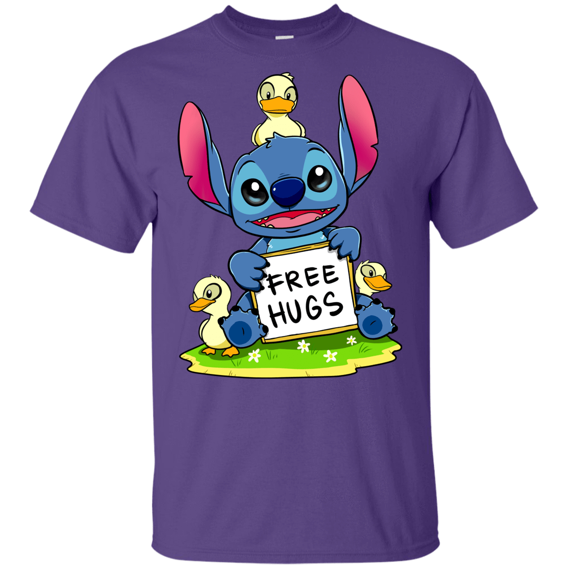 T-Shirts Purple / YXS Stitch Hug Youth T-Shirt